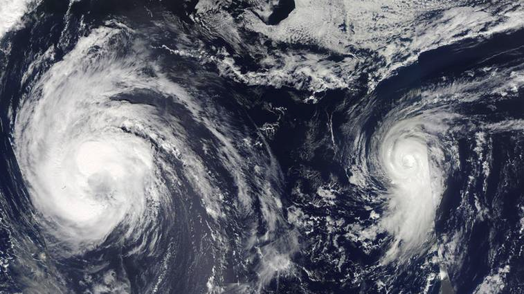 Hurricanes from space