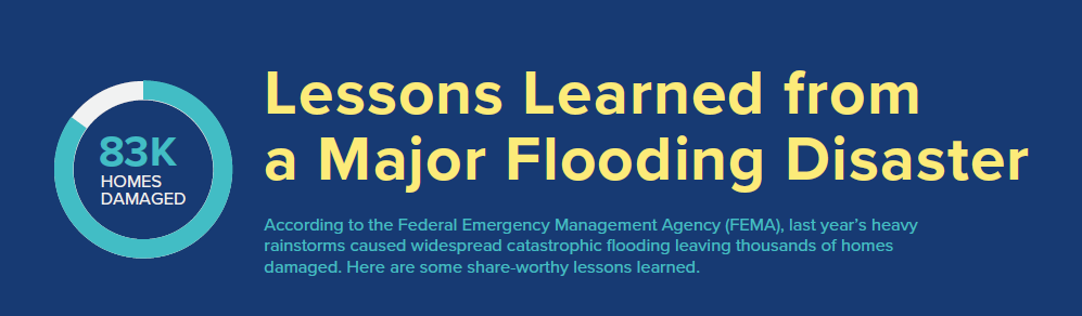 Lessons learned from a major flooding disaster