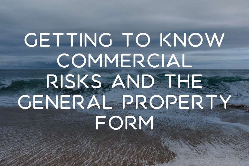Getting to know commercial risks and the general property form